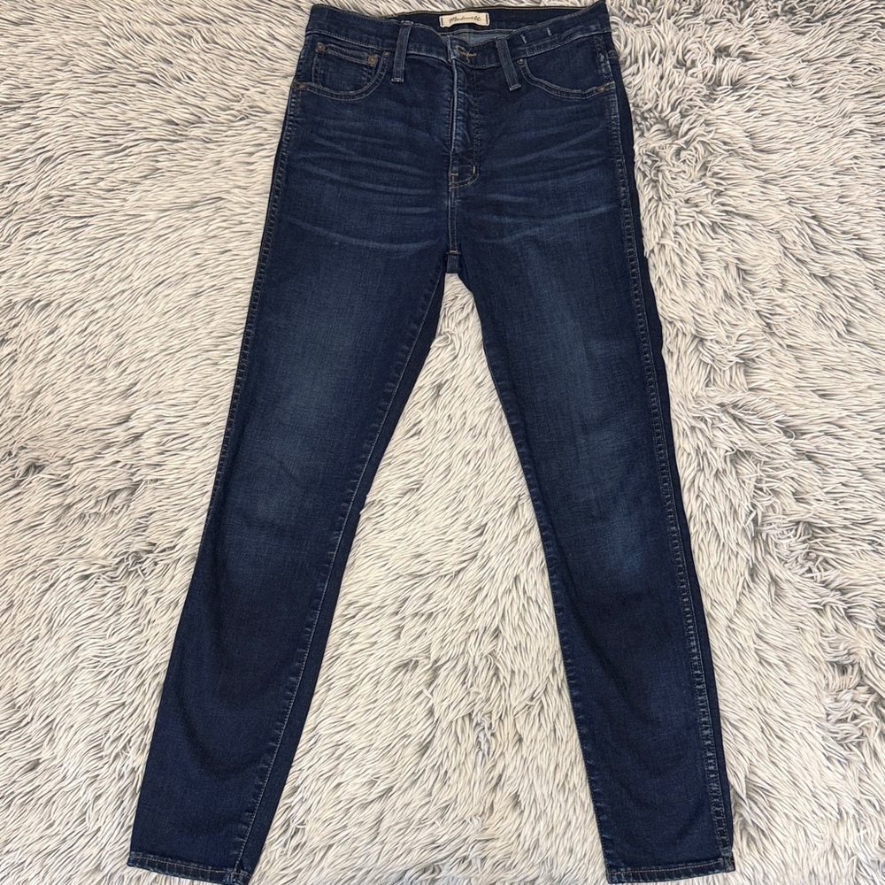 Madewell Dark Blue 10” high- rise Skinny Women's Jeans size 27